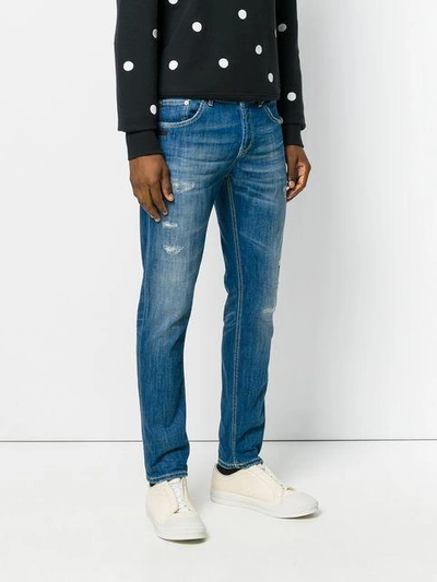 Shop Dondup Faded Distressed Jeans