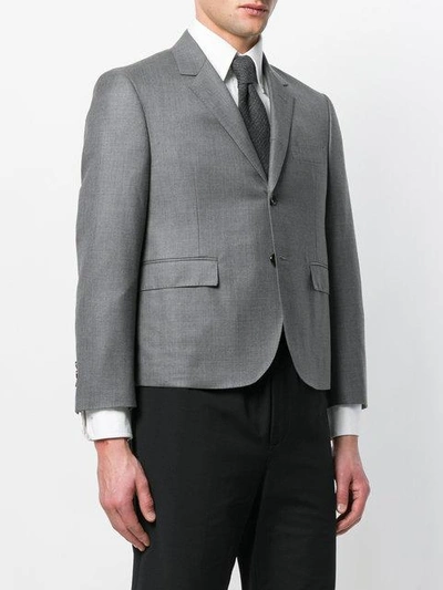 Shop Thom Browne Little Boy Sport Coat In Grey