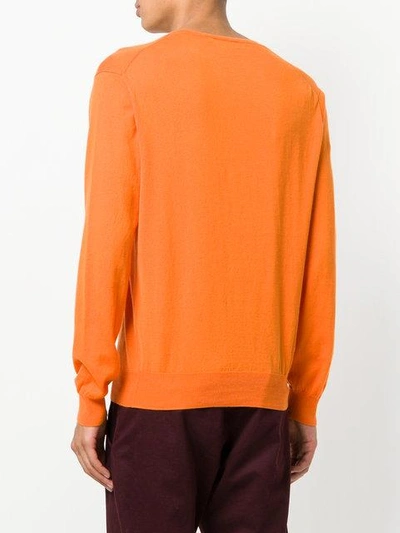 Shop Polo Ralph Lauren V-neck Sweater - Yellow
