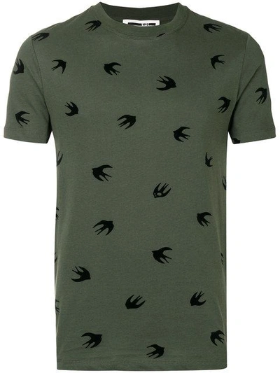 Shop Mcq By Alexander Mcqueen Mcq Alexander Mcqueen Mini Swallow T-shirt - Green