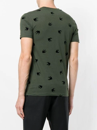 Shop Mcq By Alexander Mcqueen Mcq Alexander Mcqueen Mini Swallow T-shirt - Green