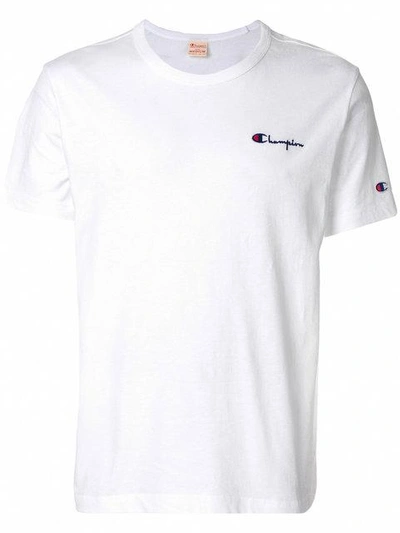 Shop Champion Logo-print T-shirt In White