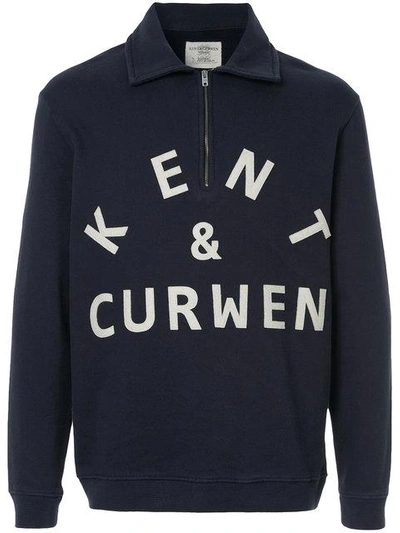 Kent Curwen Sweatshirt Mit Logo print In Blue ModeSens