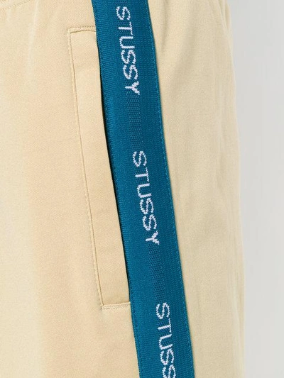 Shop Stussy Logo Elasticated Waist Trousers