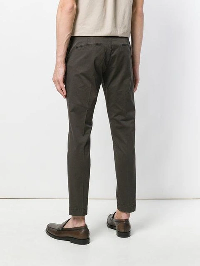 cropped chino trousers