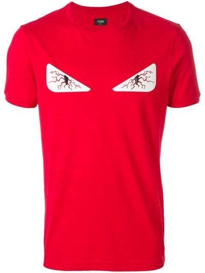 Fendi red eyes sales t shirt
