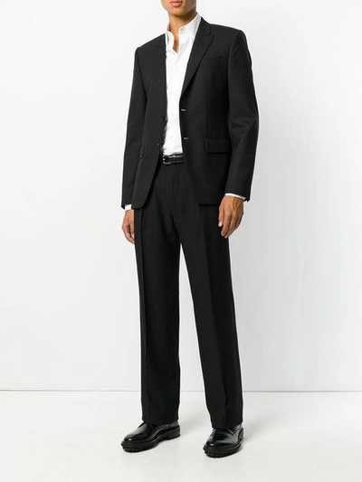 Shop Tom Ford Straight-leg Tailored Trousers - Black