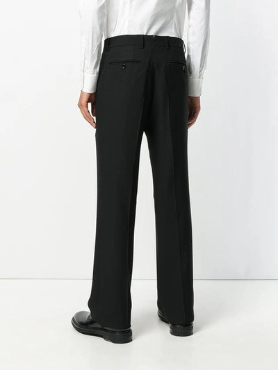Shop Tom Ford Straight-leg Tailored Trousers - Black