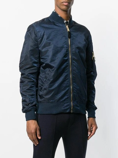 Alpha Industries Ma-1 Vf Lw Blue Bomber Jacket