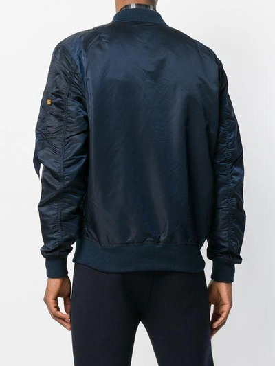 Alpha Industries Ma-1 Vf Lw Blue Bomber Jacket