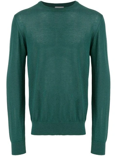 Shop Lanvin Fine Knit Jumper - Green