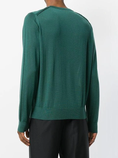 Shop Lanvin Fine Knit Jumper - Green
