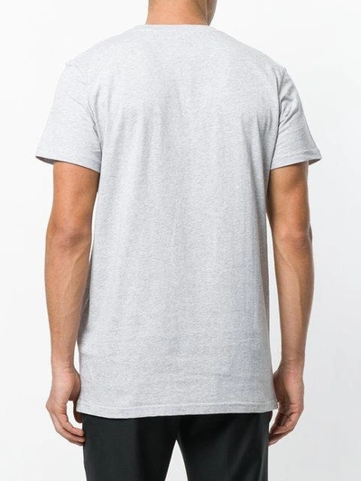 Shop Balmain Circle Logo T-shirt - Grey