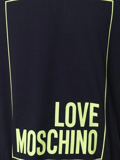 Shop Love Moschino Logo Box T-shirt