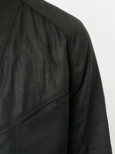Shop Abasi Rosborough Desert Short-sleeve Shirt In Black