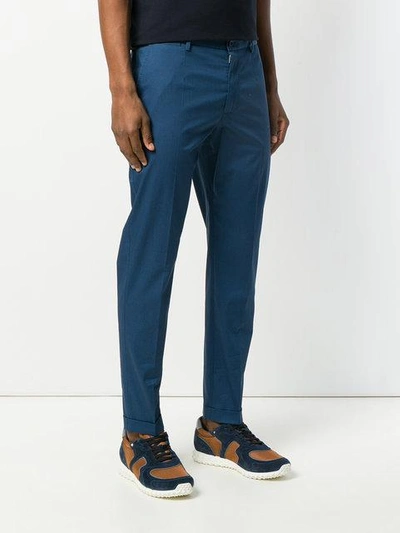 Shop Dolce & Gabbana Tailored Trousers - Blue