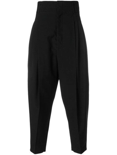 Shop Haider Ackermann Tailored Drop-crotch Trousers - Black