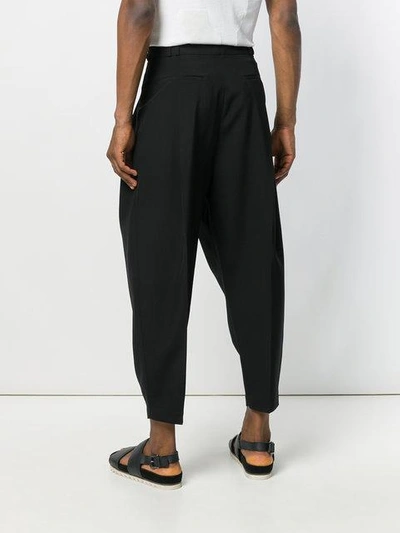 Shop Haider Ackermann Tailored Drop-crotch Trousers - Black