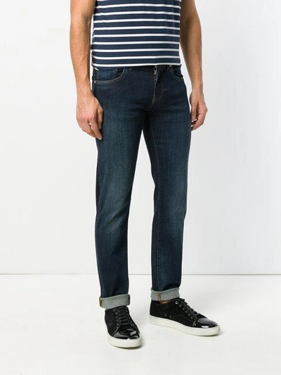 Shop Dolce & Gabbana Faded Jeans - Blue