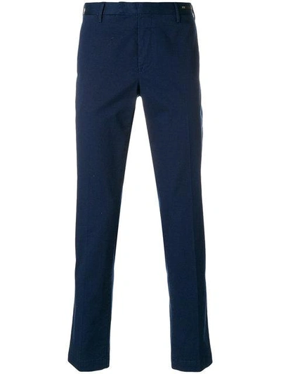 Shop Pt01 Classic Chinos In Blue