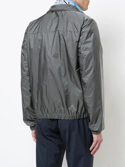 Shop Prada Lightweight Jacket In Grey