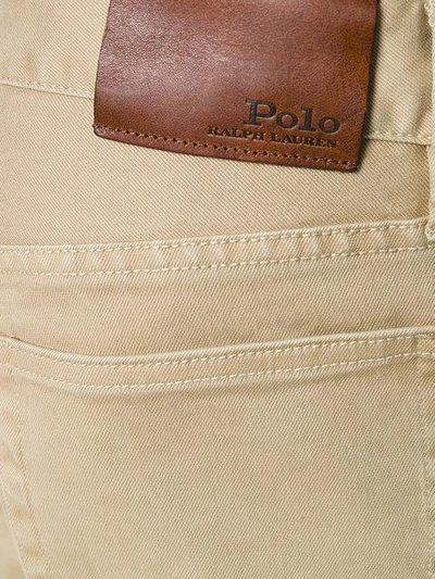 Shop Polo Ralph Lauren Regular Fit Trousers - Neutrals