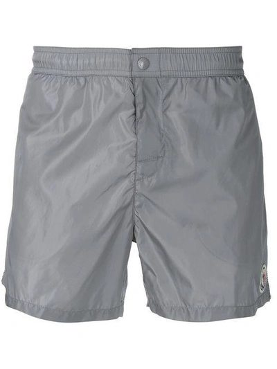 Shop Moncler Elasticated Waist Shorts