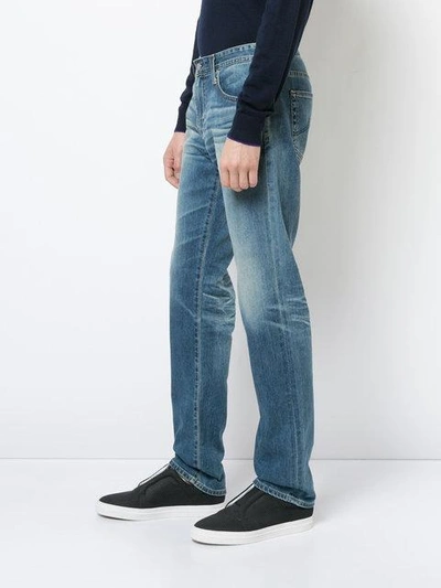 Shop Ag The Graduate Faded Jeans In Blue