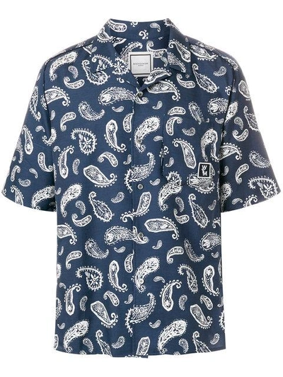 Shop Wooyoungmi Paisley Print Short Sleeve Shirt