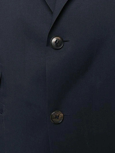 Liska Double Layer Padded Blazer Jacket - Blue In Blue