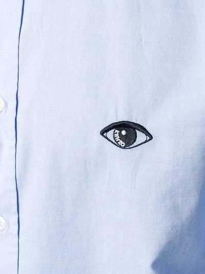 Shop Kenzo Eye Button Down Shirt