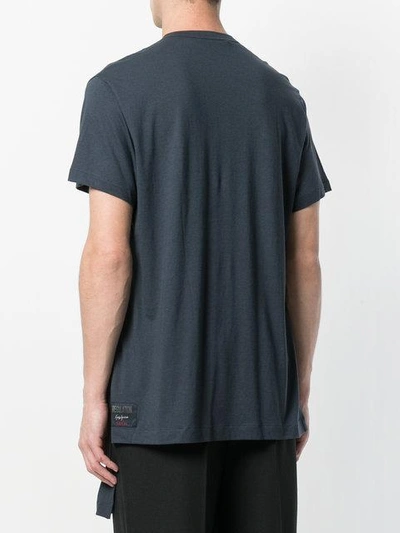 Shop Yohji Yamamoto Asymmetric Hem T-shirt