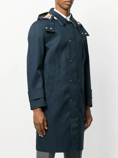 Detachable Hood Snap Front Parka (38”) In Mackintosh