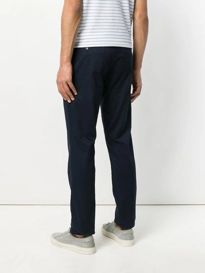 Shop Polo Ralph Lauren Slim-fit Chino Trousers In Blue