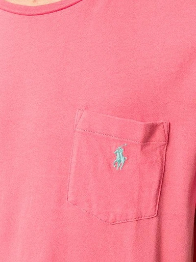 Shop Polo Ralph Lauren Short Sleeved T-shirt In Pink