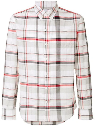 plaid fitted shirt