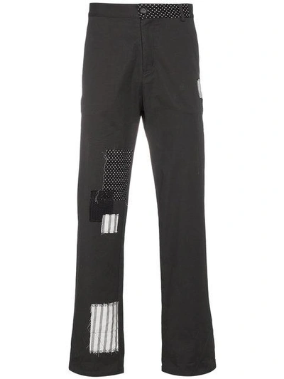 Shop 78 Stitches Grey Patchwork Trousers