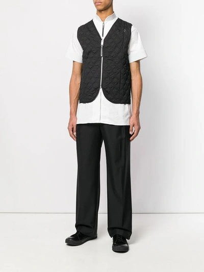 Shop Alyx Quilted Waistcoat In Black