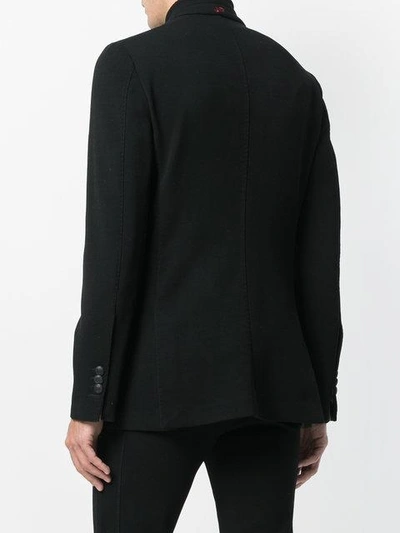 Shop Jo No Fui Logo Patch Jacket In Black