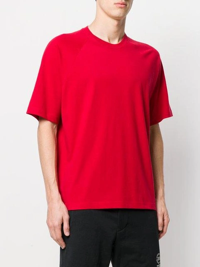Shop Y-3 Logo Print T-shirt - Red