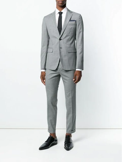 Shop Dsquared2 Manchester Checked Suit In Grey