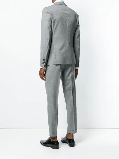 Shop Dsquared2 Manchester Checked Suit In Grey