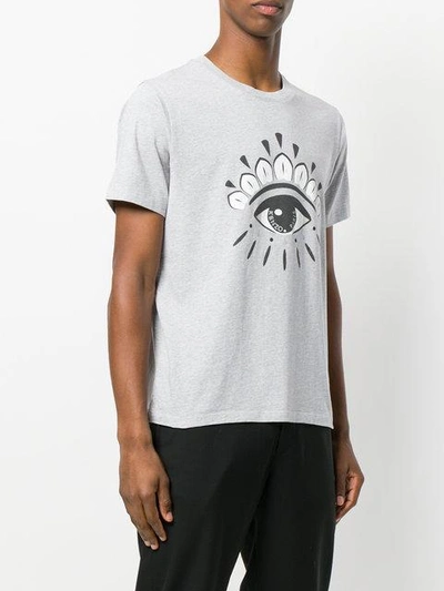 Shop Kenzo Eye T-shirt In Grey