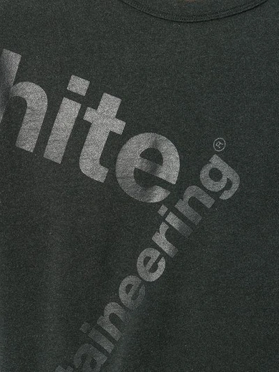 Shop White Mountaineering Logo Printed Sweatshirt In Black