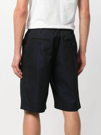 Shop Sacai Sheen Bermuda Shorts - Blue
