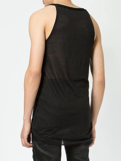 Shop Cedric Jacquemyn Muscle Tank In Black