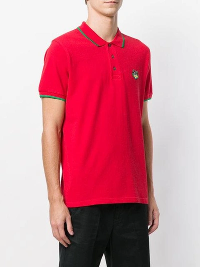 Shop Kenzo Mini Tiger Polo Shirt - Red