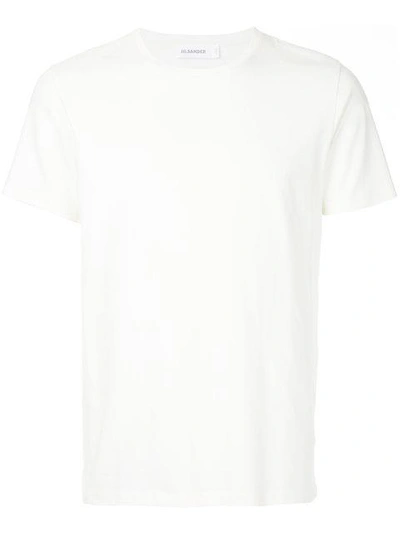 Shop Jil Sander Plain T-shirt In White