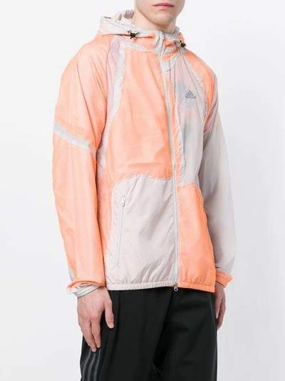 Shop Adidas By Kolor Decon Windbreaker Jacket In Grey