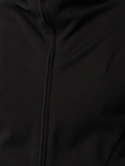 Shop Attachment Zipped Hoodie In Black